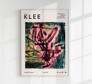 Paul Klee Fire Clown Art Exhibition – Kunstposter | Fine Art Print | UV-beständig