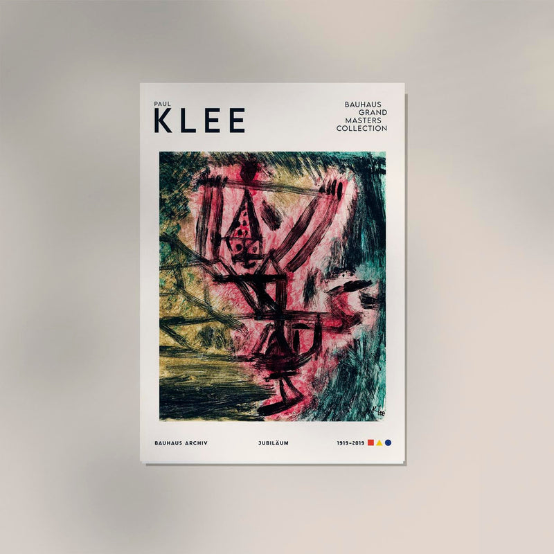 Paul Klee Fire Clown Art Exhibition – Kunstposter Fine Art Print UV-beständig — Ansicht 2