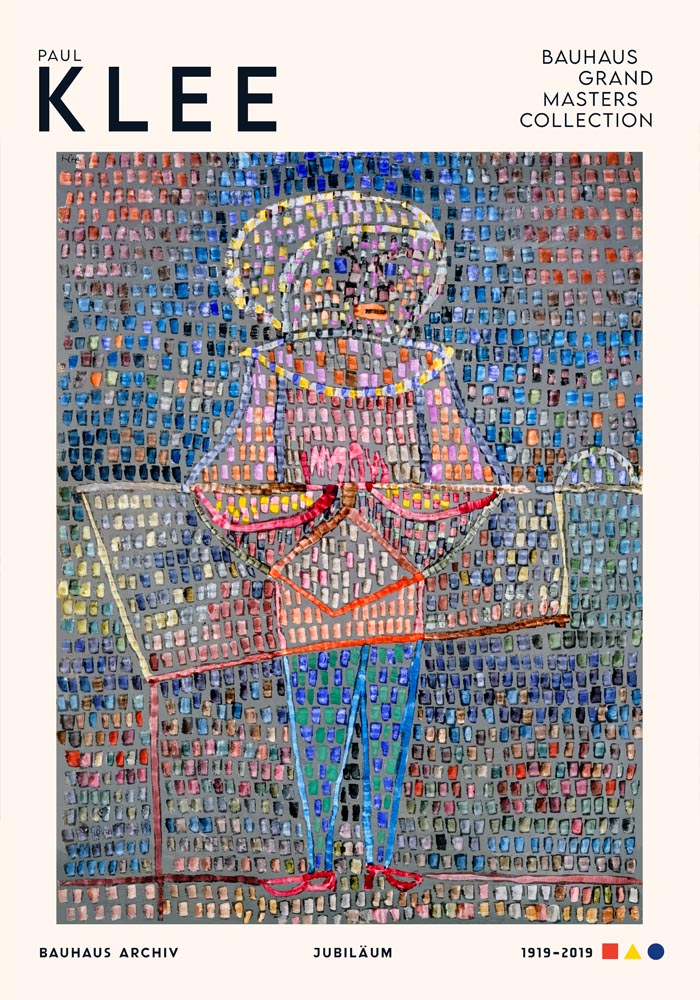 Paul Klee Boy in Fancy Dress Art Exhibition Poster – Fine Art Druck — Ansicht 3