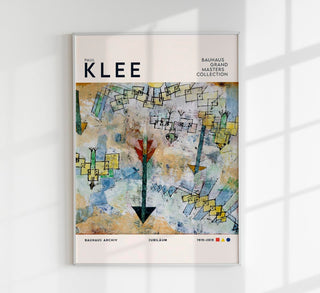 Paul Klee Birds Swooping Art Exhibition – Art Poster Fine Art Print UV-resistant