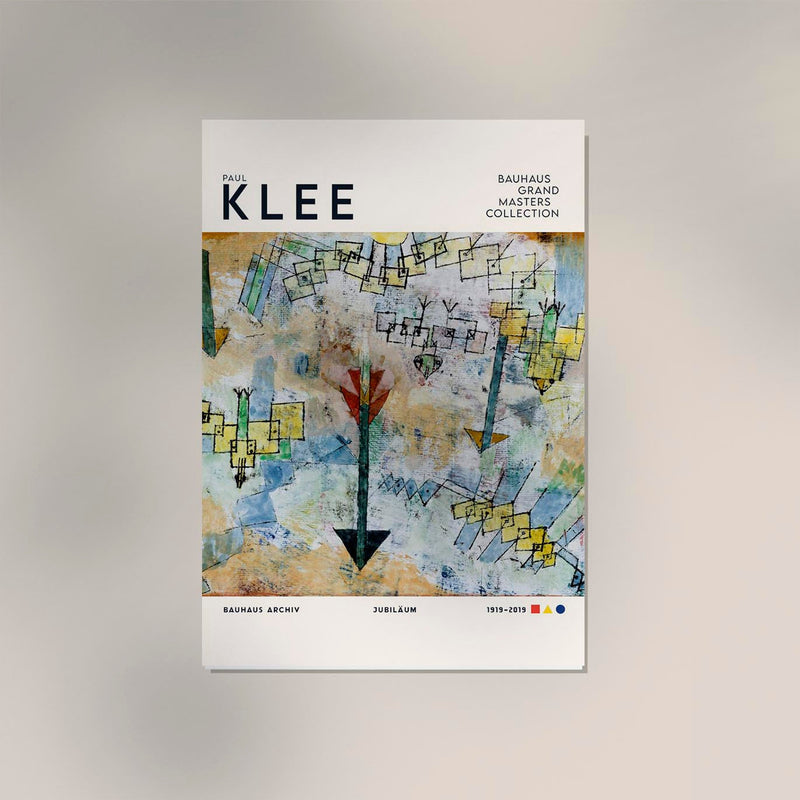 Paul Klee Birds Swooping Art Exhibition – Kunstposter Fine Art Print UV-beständig — Ansicht 2