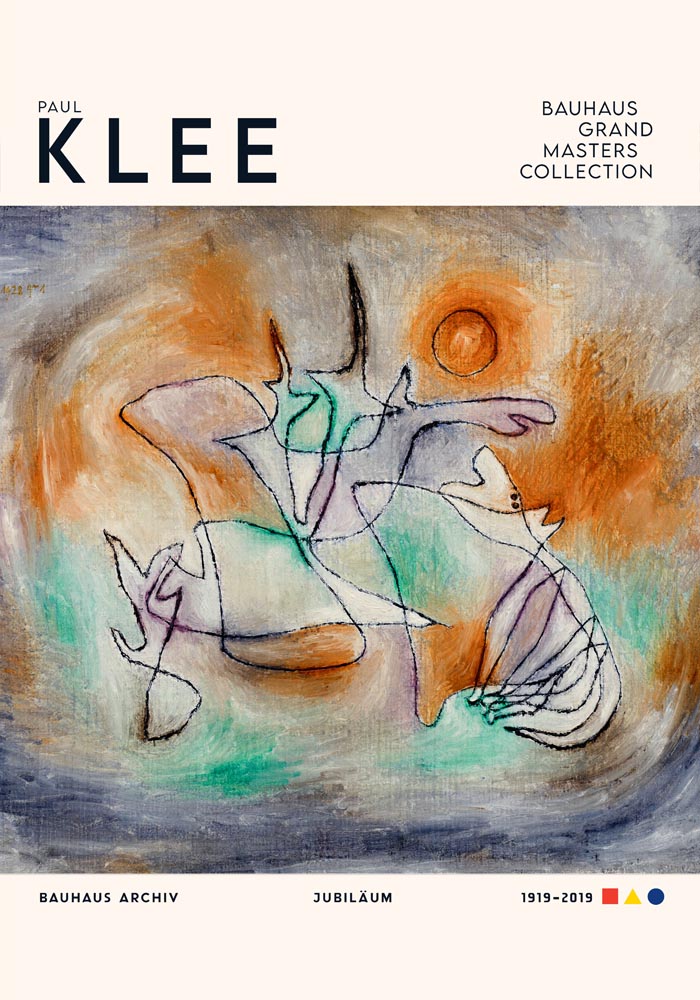Paul Klee Howling Dog Art Exhibition – Kunstposter Fine Art Print UV-beständig — Ansicht 3