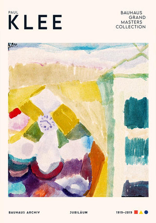 Paul Klee Interior with the Clock Art Exhibition – Kunstposter | Fine Art Print | UV-beständig