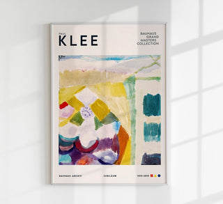 Paul Klee Interior with the Clock Art Exhibition – Kunstposter | Fine Art Print | UV-beständig