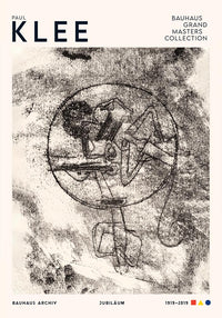 Paul Klee The Man in Love Art Exhibition Poster – Lithographie & Aquarell | Expressionistische Symbolik | Bauhaus Meisterwerk — Ansicht 3