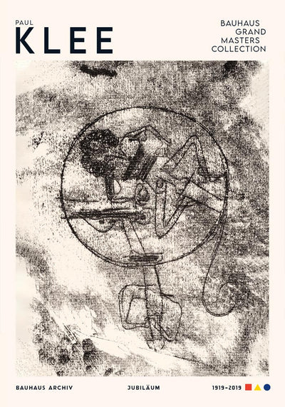 Paul Klee The Man in Love Art Exhibition Poster – Lithography & Watercolor | Expressionist Symbolism | Bauhaus Masterpiece