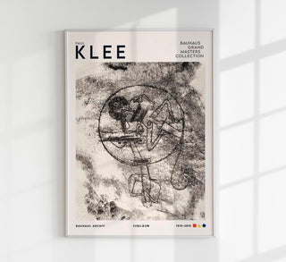 Paul Klee The Man in Love Art Exhibition Poster – Lithographie & Aquarell | Expressionistische Symbolik | Bauhaus Meisterwerk