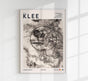 Paul Klee The Man in Love Art Exhibition Poster – Lithographie & Aquarell | Expressionistische Symbolik | Bauhaus Meisterwerk