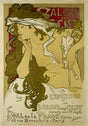 Salon Art Nouveau Vintage Poster by Mucha – Kunstdruck Berlin
