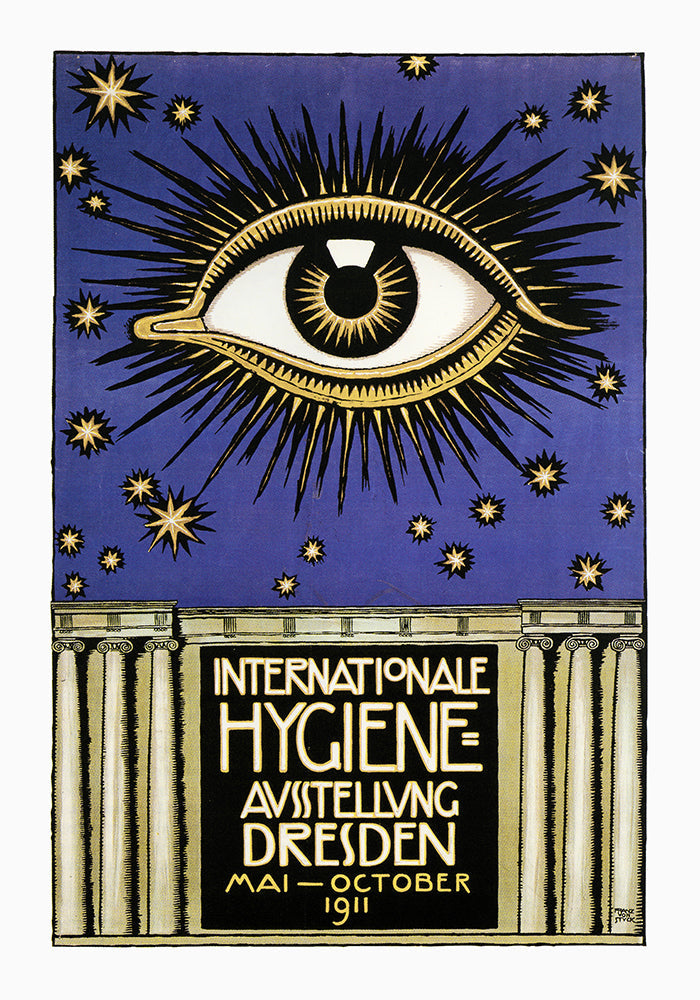 The Big Eye – Dresdner International Hygiene Poster von Patroa Studio — Ansicht 4