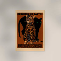 Zoologischer Garten Zoo Vintage Poster Fine Art Print UV-beständig — Ansicht 3