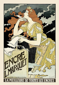 L. Marquet ink Ad Vintage Poster – Eugène Gasset Kunstdruck — Ansicht 1