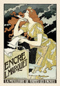 L. Marquet ink Ad Vintage Poster – Eugène Gasset Kunstdruck