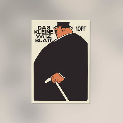 The Little Joke Sheet by Julius Klinger – Art Print Handcrafted Berlin