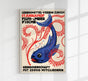 Fresh Fish & Seafood Austrian Ad Vintage Poster – Fine Art Print & Canvas