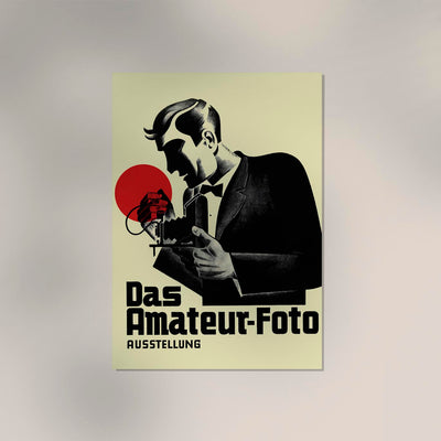 Amateur Photography Exhibition – Vintage Poster – Fine Art & Canvas