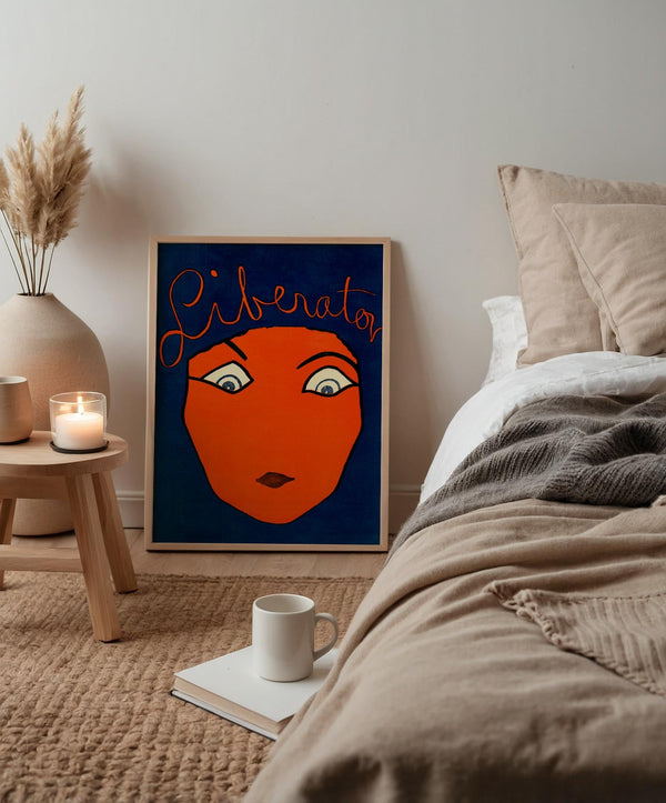 The Liberator Bookcover Vintage Poster – Fine Art | UV-beständig