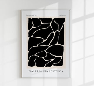 Pedra sobre Pedra als Fine Art Canvas Poster: Abstrakte Stein-Komposition mit meditativem Charakter für moderne, minimalistische Raumgestaltung.