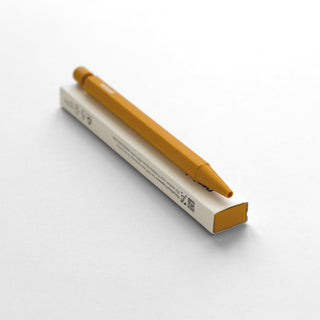 Zero Waste Kugelschreiber No.2 – Bioplastik Curry | Handgemacht | Klimaneutral