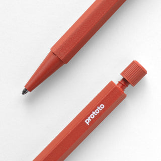 Zero Waste Kugelschreiber No.2 – Terracotta | Handgemacht | Klimaneutral