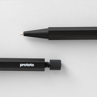 Zero Waste Kugelschreiber – Schwarz | Bioplastik | Handgemacht | Klimaneutral