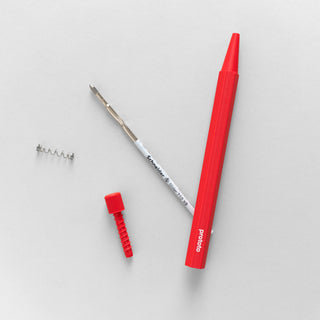 Zero Waste Kugelschreiber – Rot | Bioplastik | Handgemacht | Klimaneutral