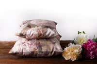 Zierkissen Peony white – Blumenprint, Baumwolle & Polyester, Füllung inklusive — Ansicht 2