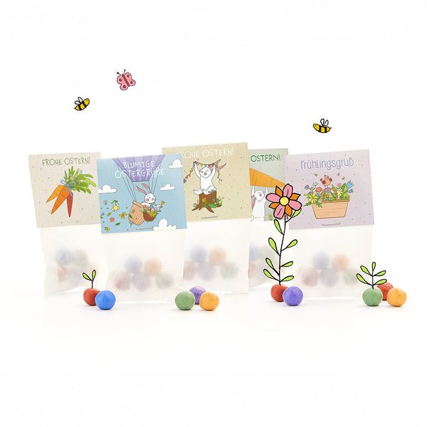 10x5 Flower Marbles Easter Design – Wildflower Seeds for Planting