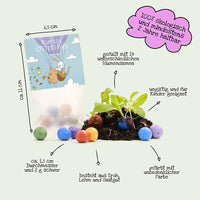 10x5 flower marbles in a bag "Easter greetings" - wildflower seeds — Ansicht 6