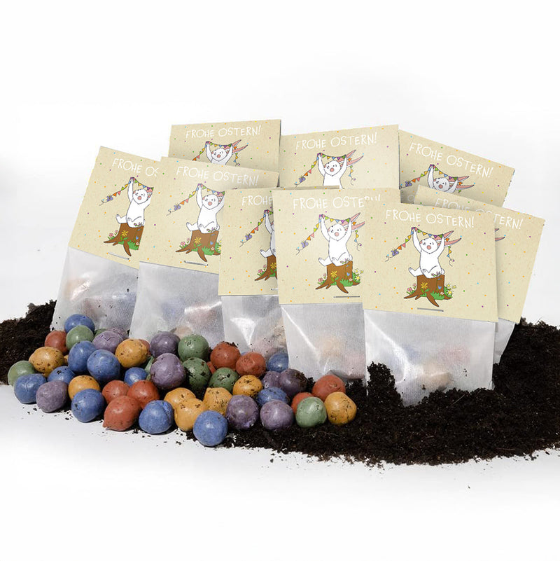 10x5 Flower Marbles in a Bag "Easter Bunny" - Wildflower Seeds — Ansicht 7