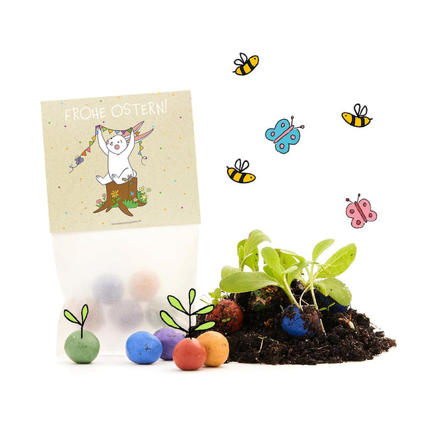 10x5 Flower Marbles in a Bag 