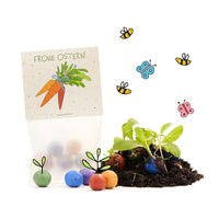 10x5 Flower Marbles in a "Carrots" Bag - Happy Easter — Ansicht 2