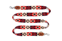 Buddys Dogwear – Red Indian Leash | 2 m adjustable | Cotton & Leather — Ansicht 3