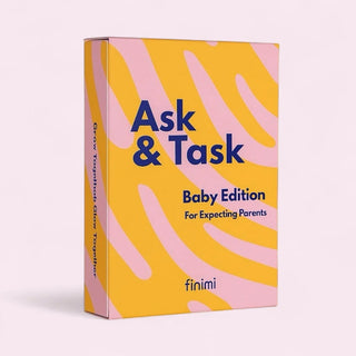 Ask & Task Kartenset zur Geburt – 42 Fragen | 10 Aufgaben | Eltern stärken