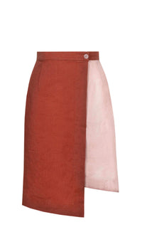 Linen Skirt – 100% Linen | Business Elegant | Comfortable to Wear — Ansicht 4