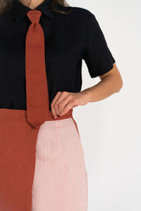 Linen Skirt – 100% Linen | Business Elegant | Comfortable to Wear — Ansicht 3