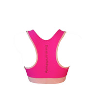 Sports Bra Pink Panther – Strong Support, ECONYL® Recycling, Elastic Underbust Band — Ansicht 4