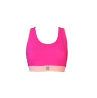 Sports Bra Pink Panther – Strong Support, ECONYL® Recycling, Elastic Underbust Band — Ansicht 5