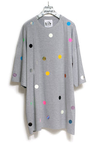 Points Bigshirt Multicolor Foil – Unisex Oversized T-Shirt — Ansicht 1