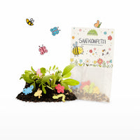 Set of 10 Colorful Seed Confetti Packets – Handmade Wildflower Mix — Ansicht 2