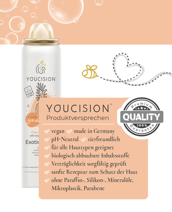 YOUCISION Exotic Pinaya Value Pack Shower Foam 6x75ml – Tropical & Nourishing