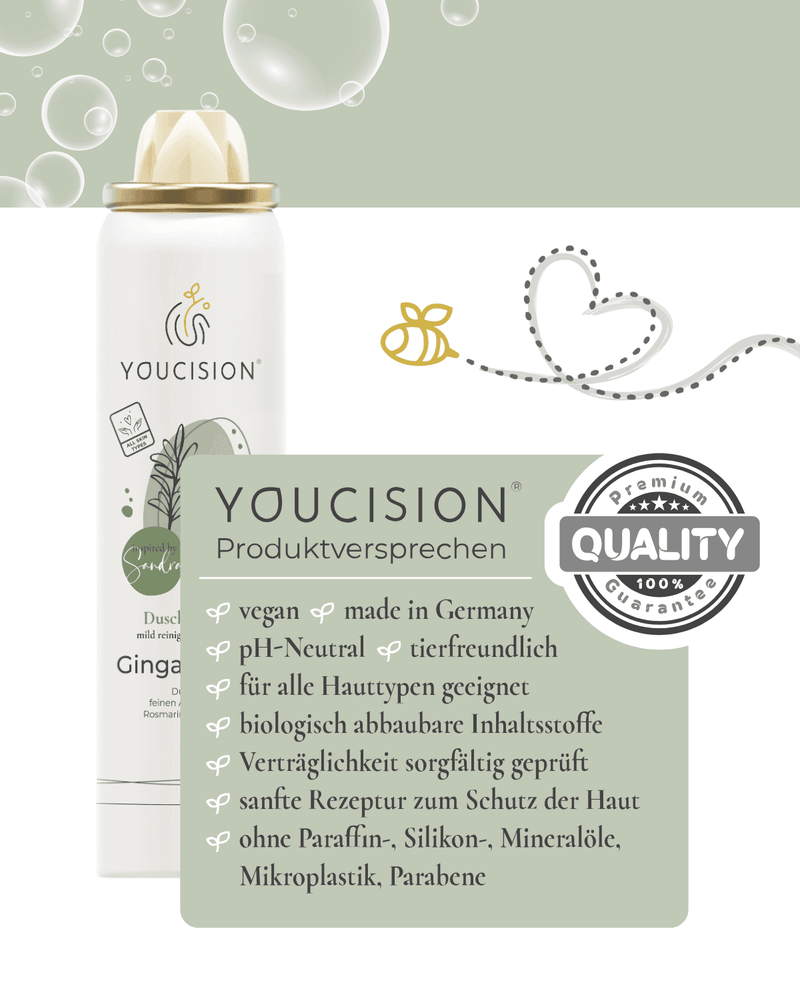 YOUCISION Gingery Shot Shower Foam 75 ml – Spicy & Invigorating — Ansicht 4
