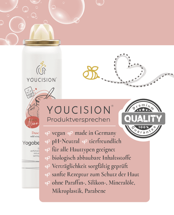 YOUCISION® Yogoberry Touch Value Pack – 6× Shower Foam, 75 ml