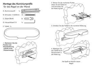 MORTIMER Shelf – Kompaktes Wandregal | Aluminium | Siqual Design
