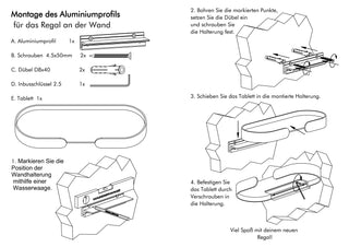 MORTIMER Shelf – Kompaktes Wandregal | Aluminium | Siqual Design