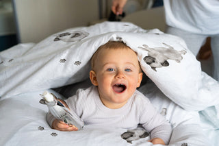 Kinderbettwäsche „Süßer Mops“ – Musselin oder Satin | OEKO‑Tex | Handgefertigt