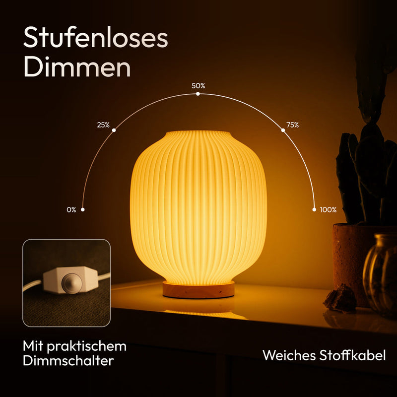 Puro Lamp - 3D-Printed Table Lamp Made from Recycled Bioplastic — Ansicht 3