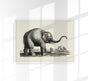Antique Elephant Poster – Fine Art Print Vintage Wildlife UV-Resistant