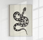 Antique Snake Poster – Vintage Illustration Fine Art Print | Patroa Studio