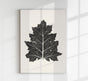 Antique Leaf Poster – Fine Art Print | Vintage Botanical | UV-resistant